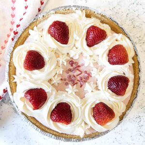 Strawberry WHipped Cream Pie