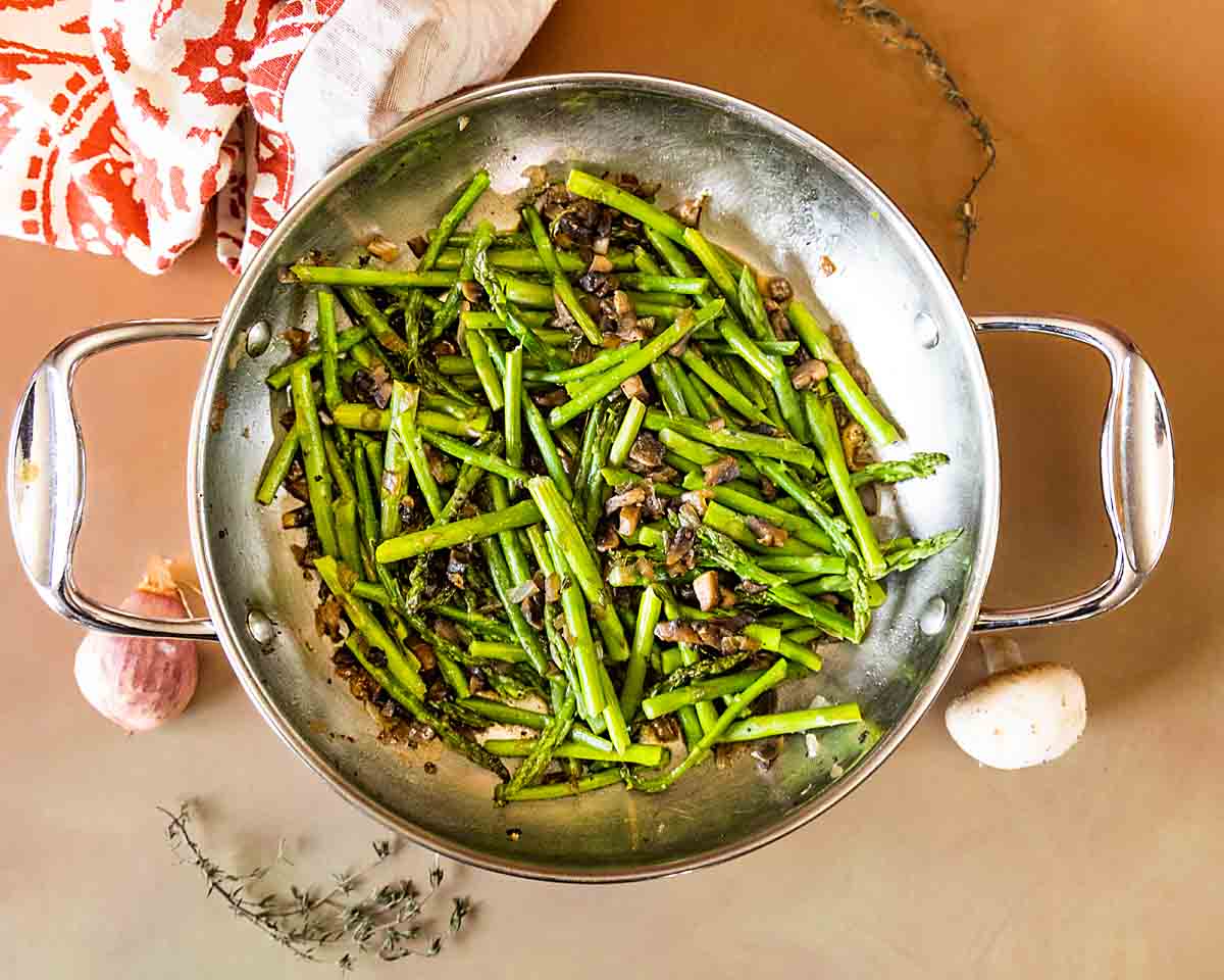 Asparagus with Mushrooms