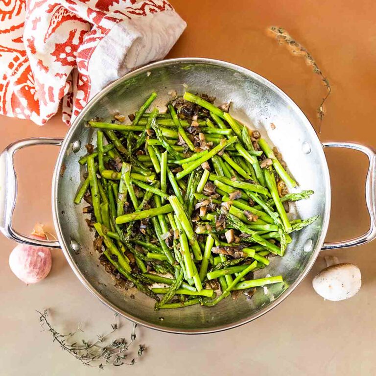 Asparagus with Mushrooms