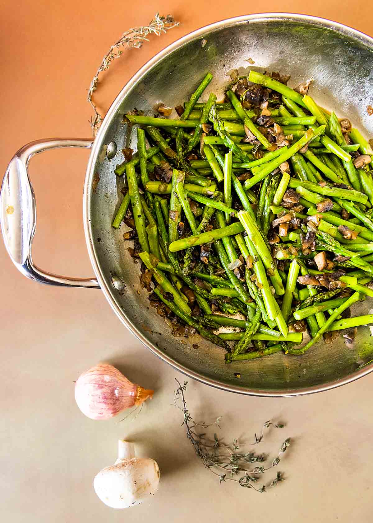 Asparagus with Mushrooms