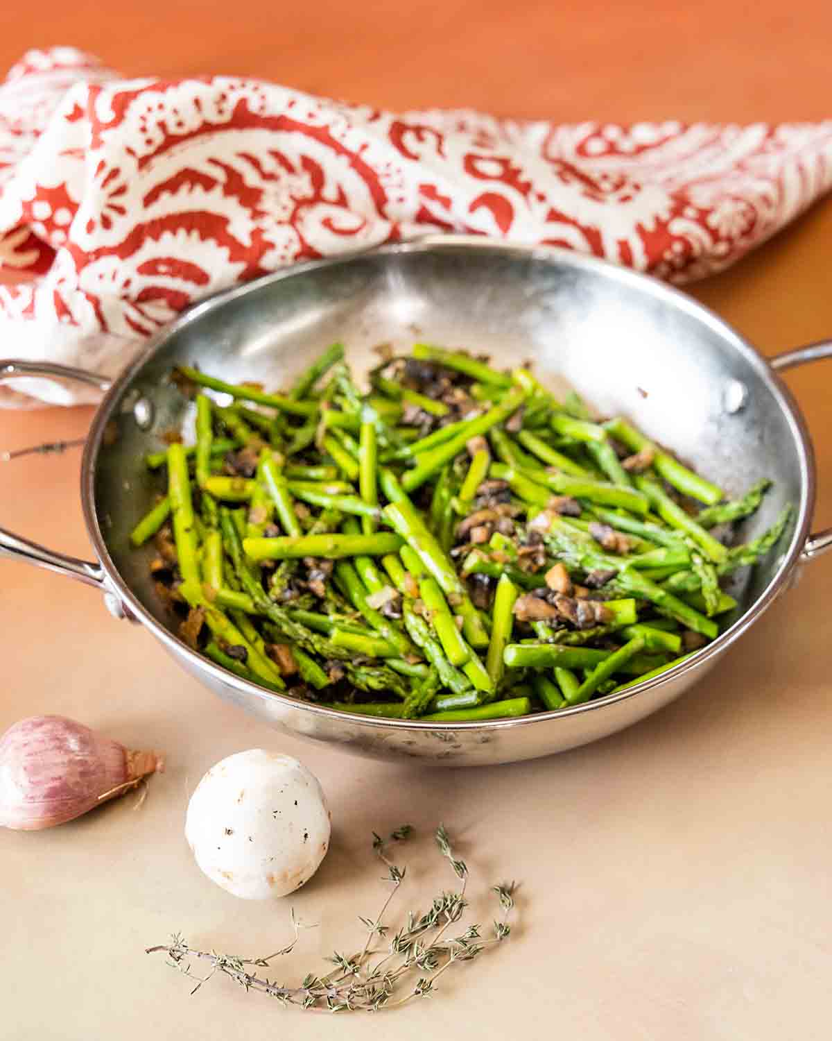 Asparagus with Mushrooms