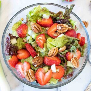 Butter Lettuce Strawberry Salad