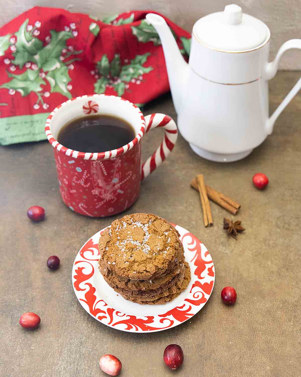 gluten free molasses cookies