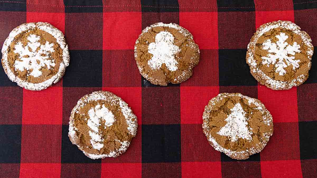 gluten free molasses cookies