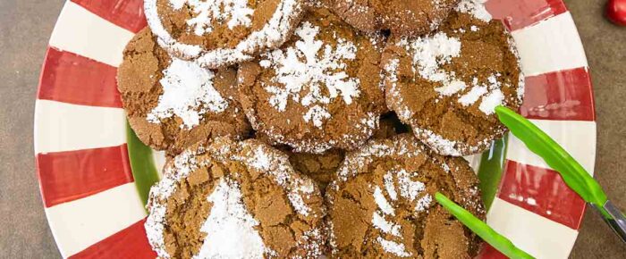 Easy Gluten Free Molasses Cookies