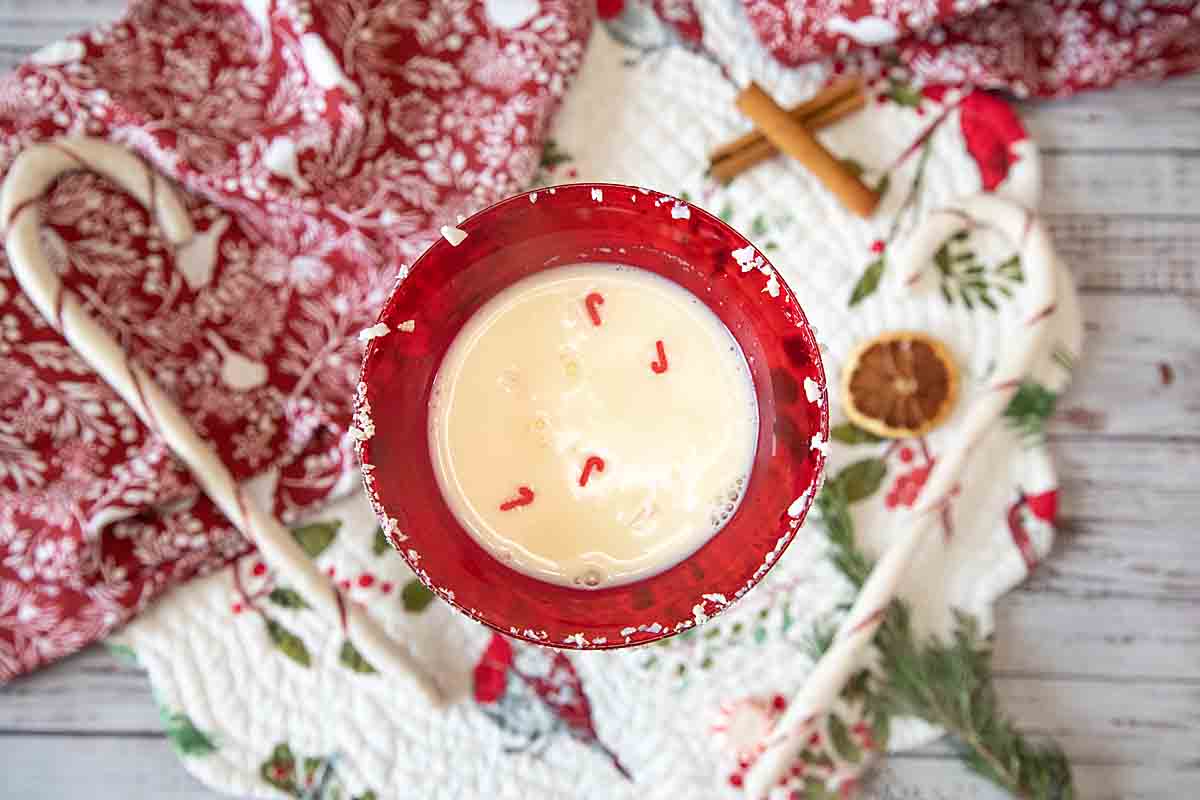 Candy Cane Martini Recipe - Sweet Humble Home