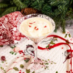 candy cane martini