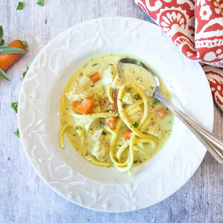 Leftover Chicken Soup