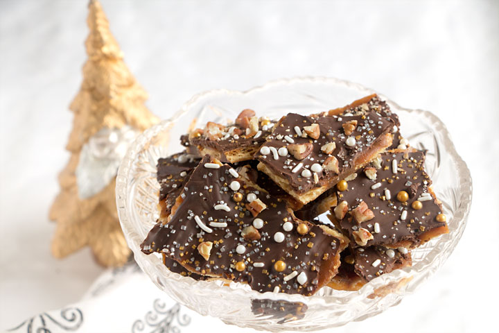 New Year's/ Christmas Crack Toffee