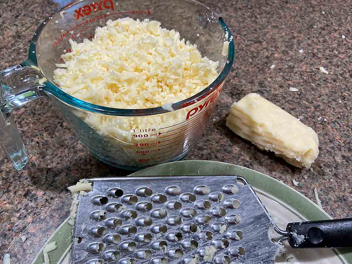 grated cheese