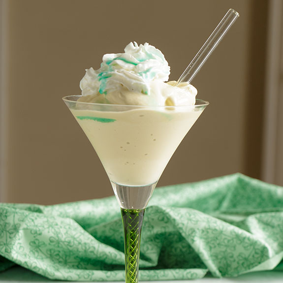Satisfying & light, a Grasshopper Ice Cream Drink makes a perfect dessert--sweet, rich & minty. There's always room for ice cream!