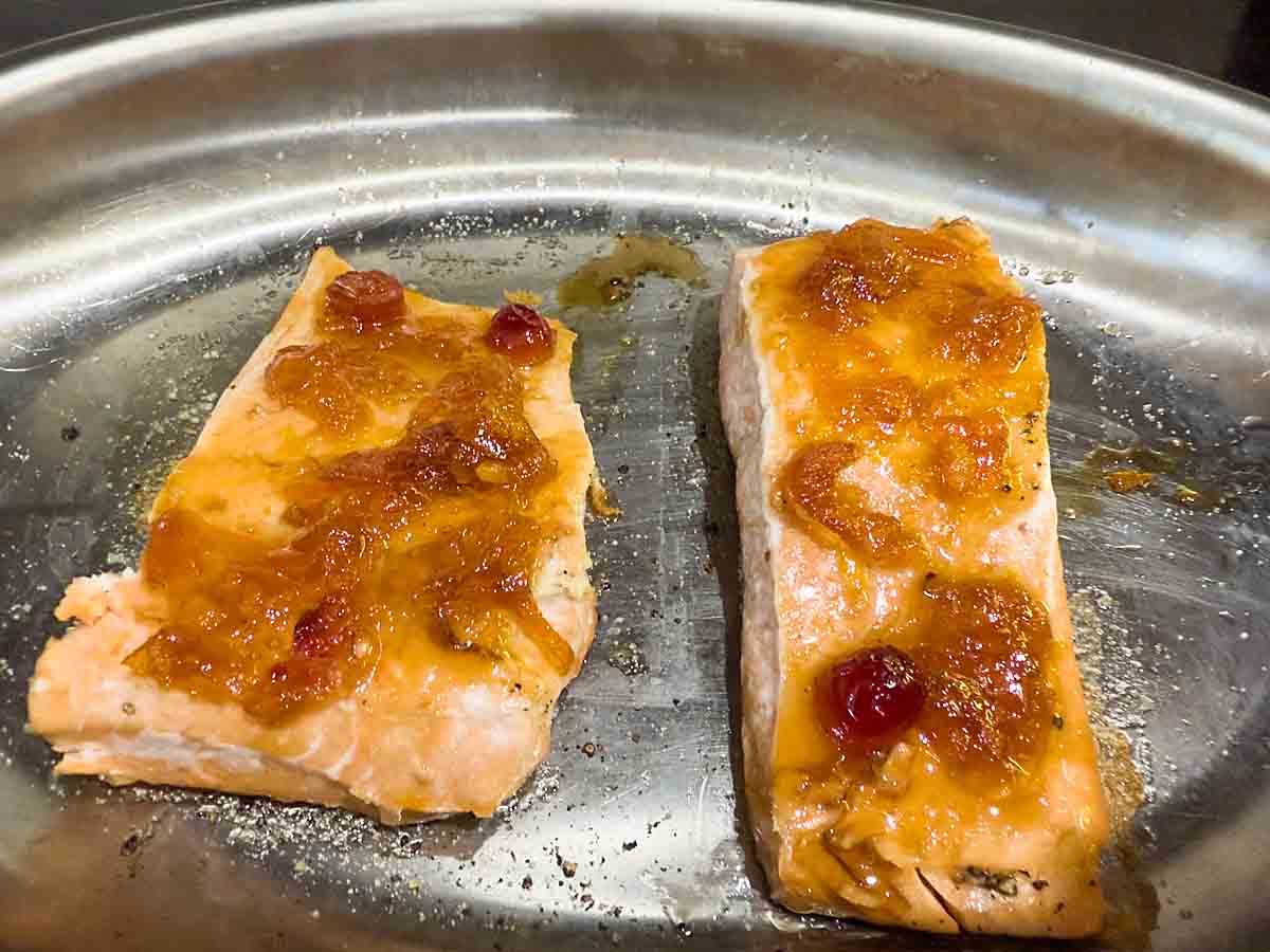 Top with marmalade