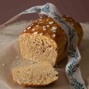 Light and airy with a rich, slightly sweet flavor, flavorful sweet potato bread has oatmeal and white whole wheat flour for added health.