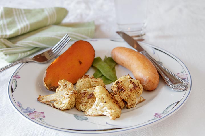 Chili Lime Roasted Cauliflower