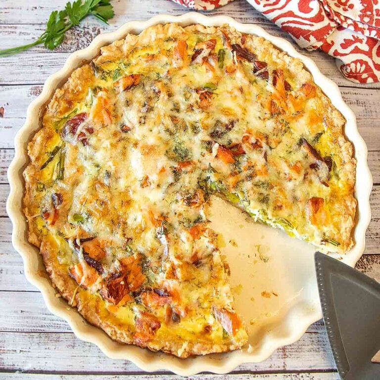 Smoked Salmon Quiche