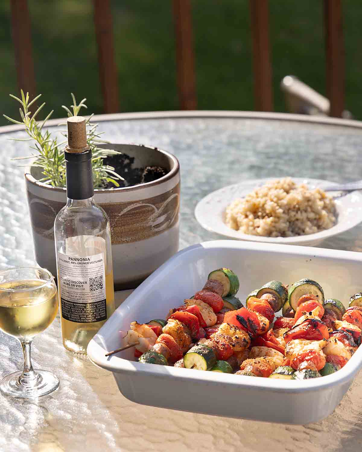 Cajun shrimp kabobs