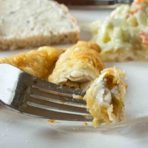 pan-fried perch bite