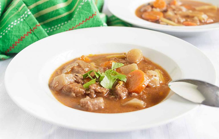 Hearty Stovetop Beef Stew (Bourguignon)