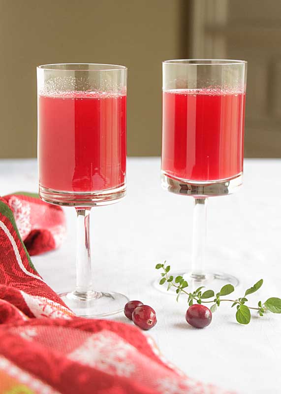 Homemade Cranberry Juice for Two
