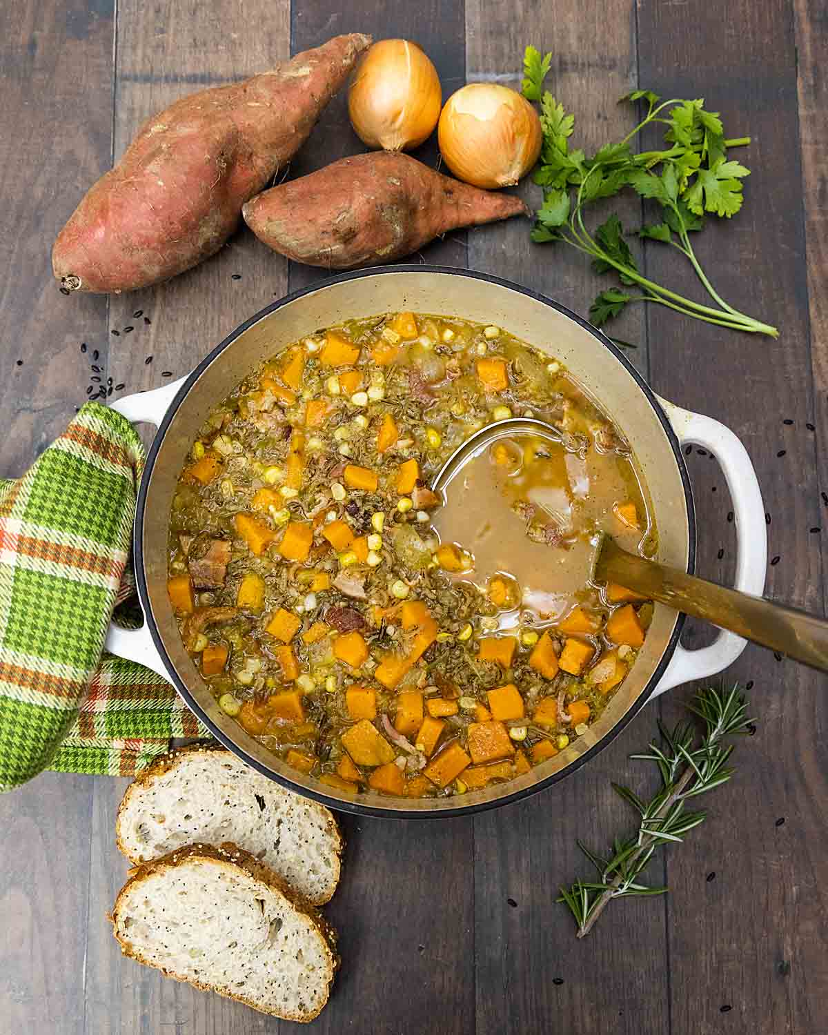 Sweet Potato Corn Chowder