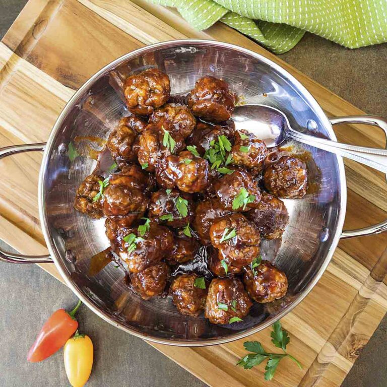 Easy Honey BBQ Meatballs