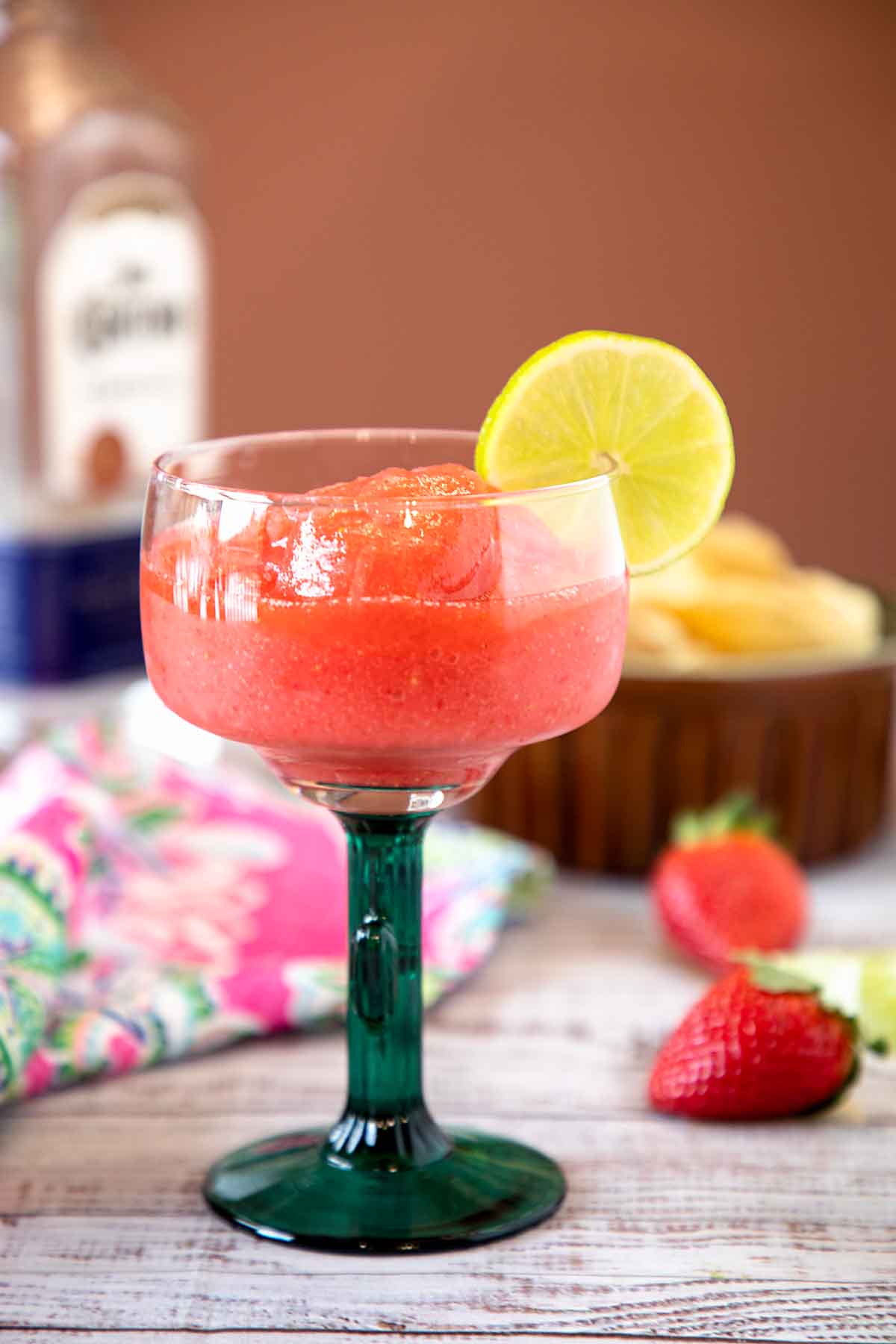 Strawberry Margarita Popsicles - Just a Taste