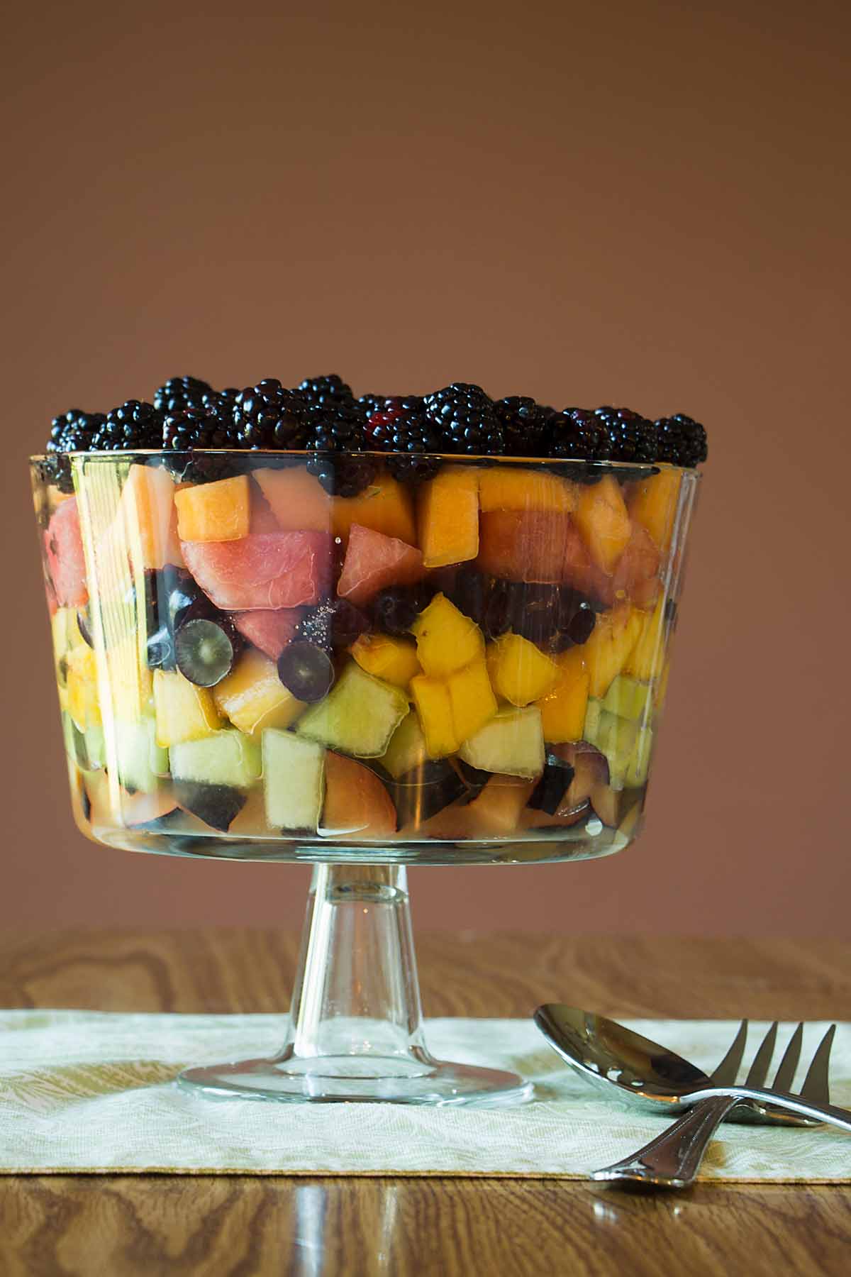 7 Layer Fresh Fruit Salad