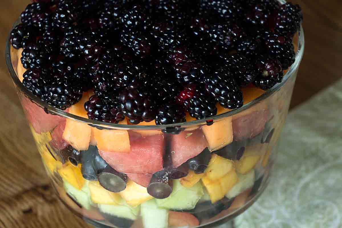 7 Layer Fresh Fruit Salad