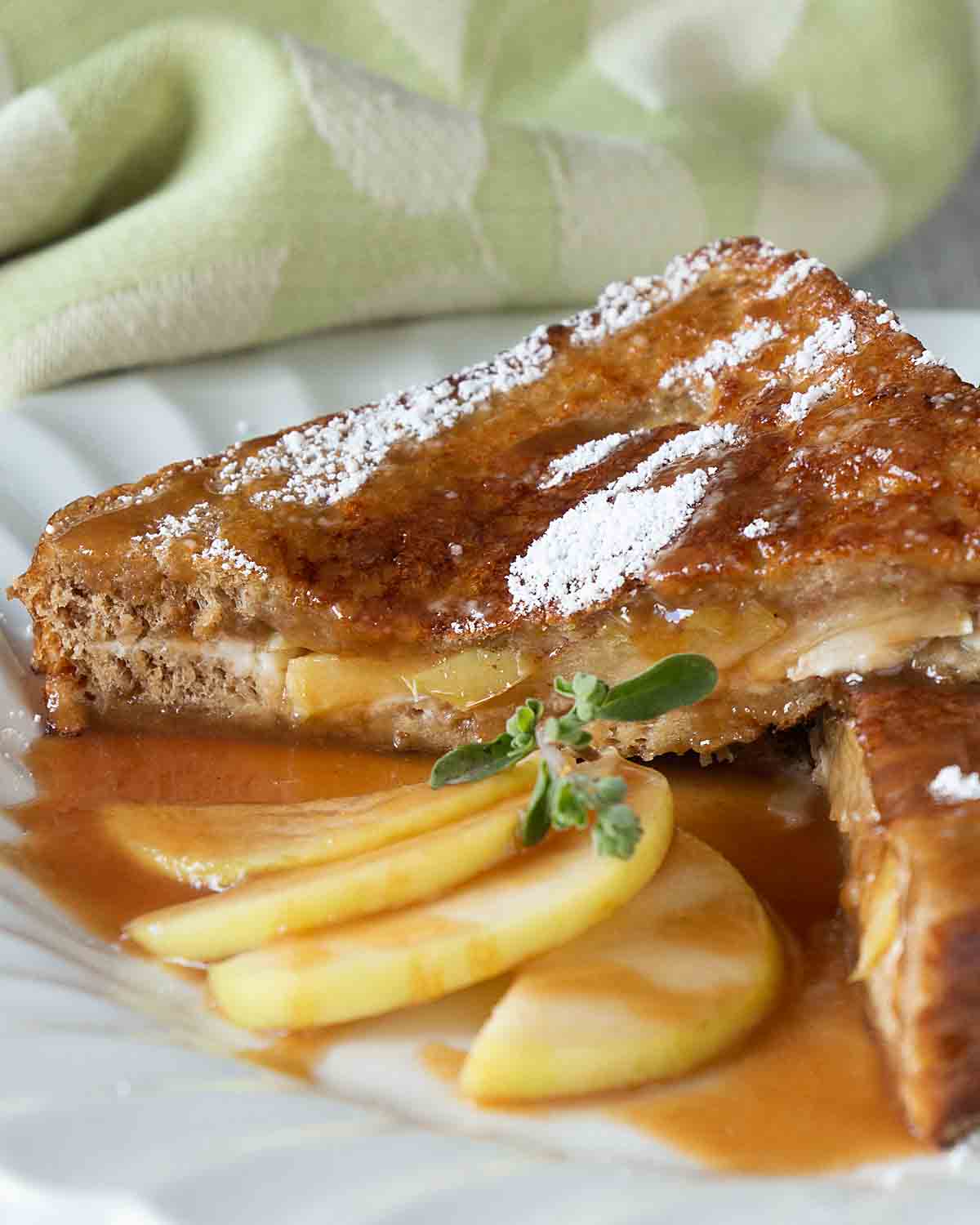 caramel apple french toast