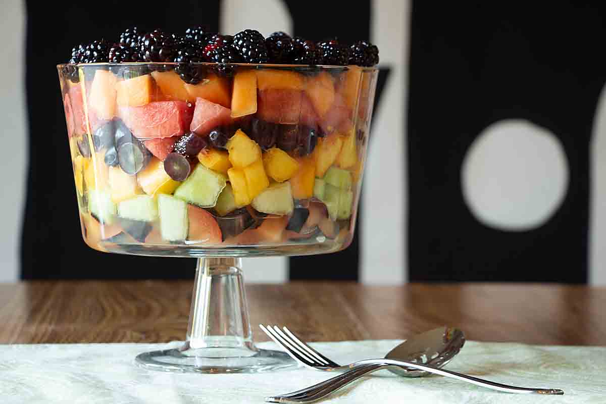 7 Layer Fresh Fruit Salad