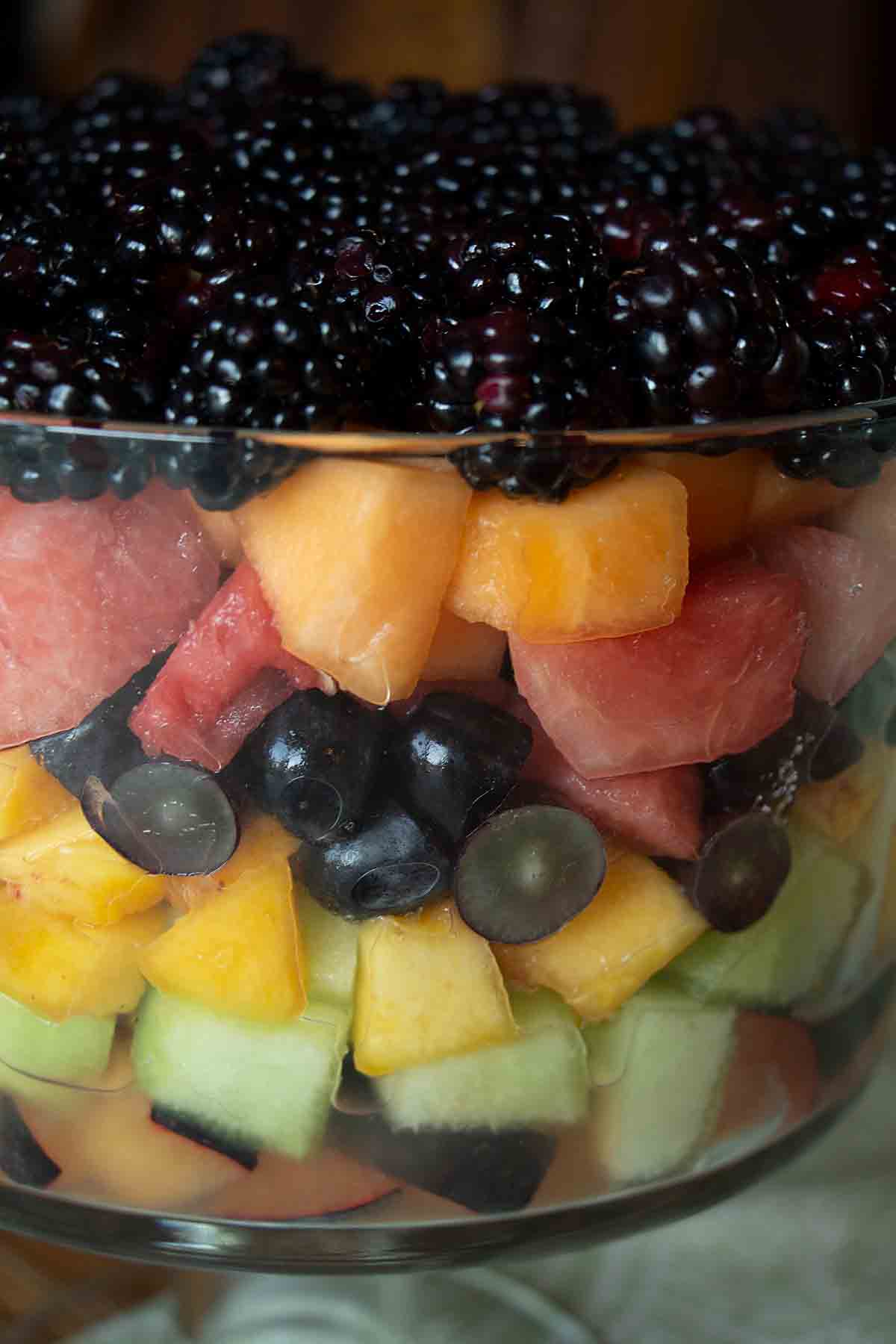 7 Layer Fresh Fruit Salad