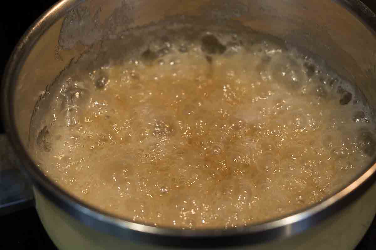 boiling and golden