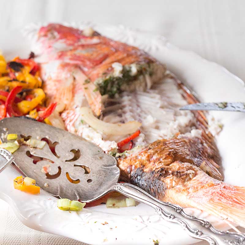 Grilled Whole Red Snapper with Herbs – Art of Natural Living