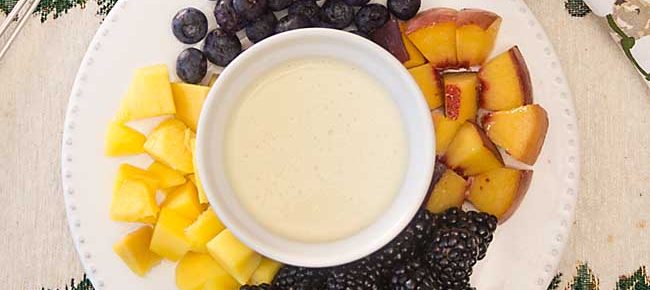 Custardy Crème Anglaise Fondue (Cake Drizzle or…)