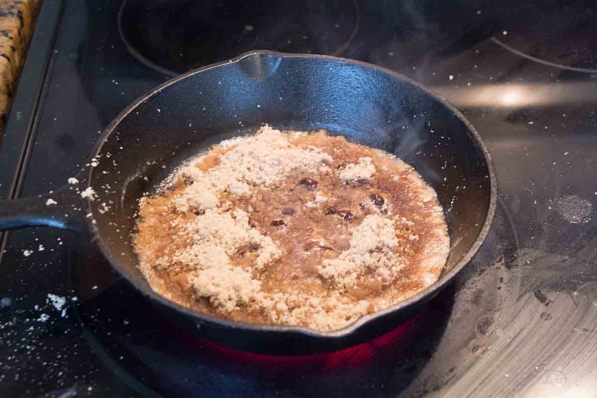 Cast Iron Skillet Grilled Gingerbread Cake - DeSocio in the Kitchen