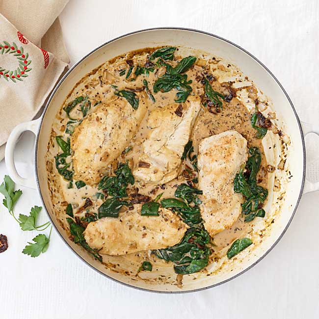 Creamy Tuscan Chicken Breast – Art of Natural Living