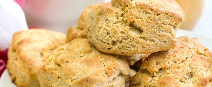 Hearty White Whole Wheat Biscuits