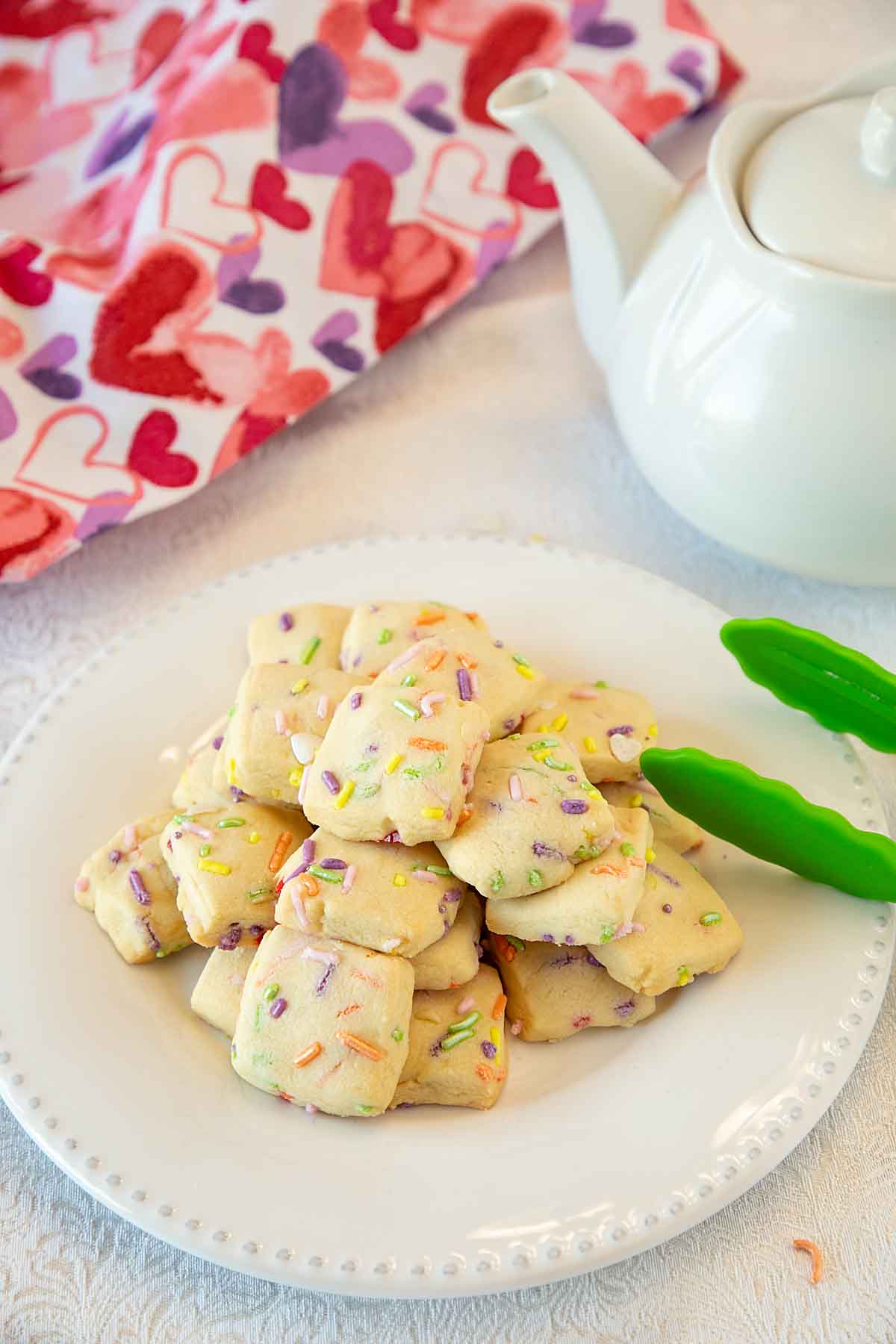 Homemade Shortbread Cookies – With Sprinkles on Top