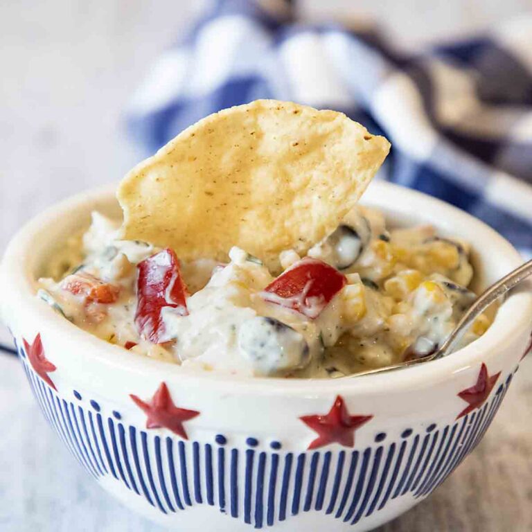 Skinny Poolside Vegetable Dip