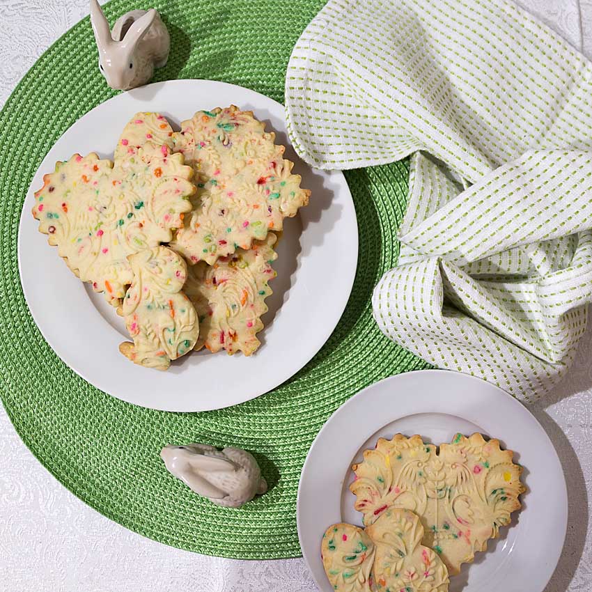 Homemade Shortbread Cookies – With Sprinkles on Top