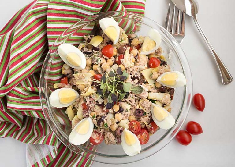 Tuna Antipasto Salad Art of Natural Living
