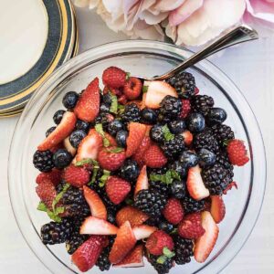 Summer Berry Salad with Limoncello