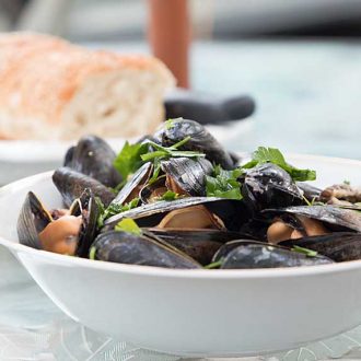 Flavored with shallots, garlic, mushrooms and wine, Mussels in Mushroom Cream Sauce is a unique twist on a classic appetizer or light supper.