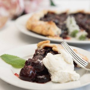 Cherry Galette Easy Pie