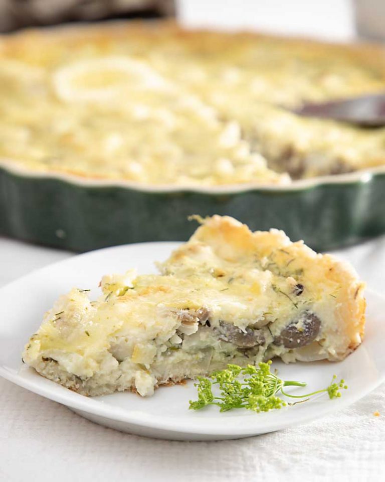 Whitefish Dill Quiche Art of Natural Living