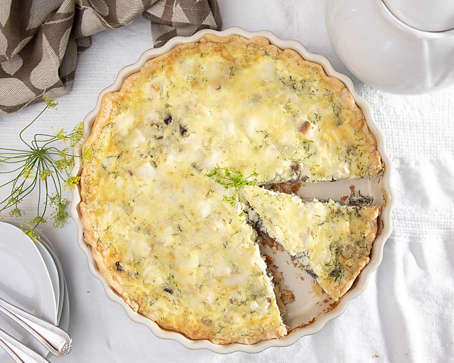 Whitefish Dill Quiche – Art of Natural Living
