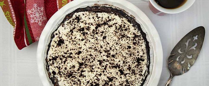 Chocolate Espresso Custard Pie