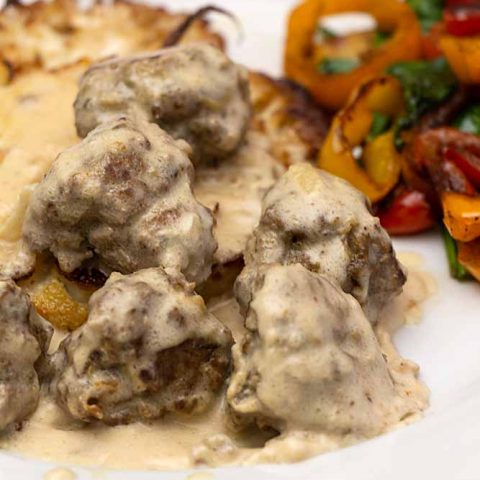 Low-Carb Swedish Meatballs