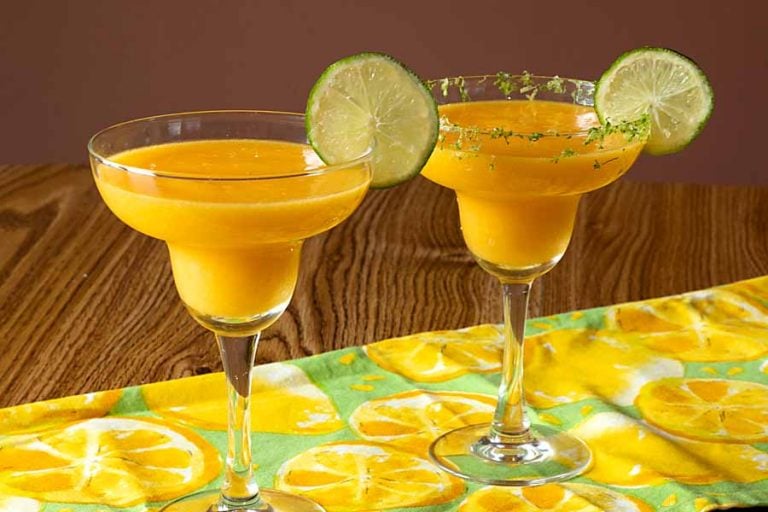 Fruity and festive with fresh mango, orange and lime, Mango Margaritas can get your summer started in the best way possible.
