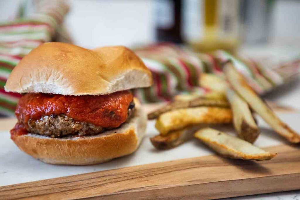 Stuffed Pizza Burger Art of Natural Living